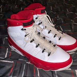 Nike Air Jordan 9 Retro “White/ Gym Red”